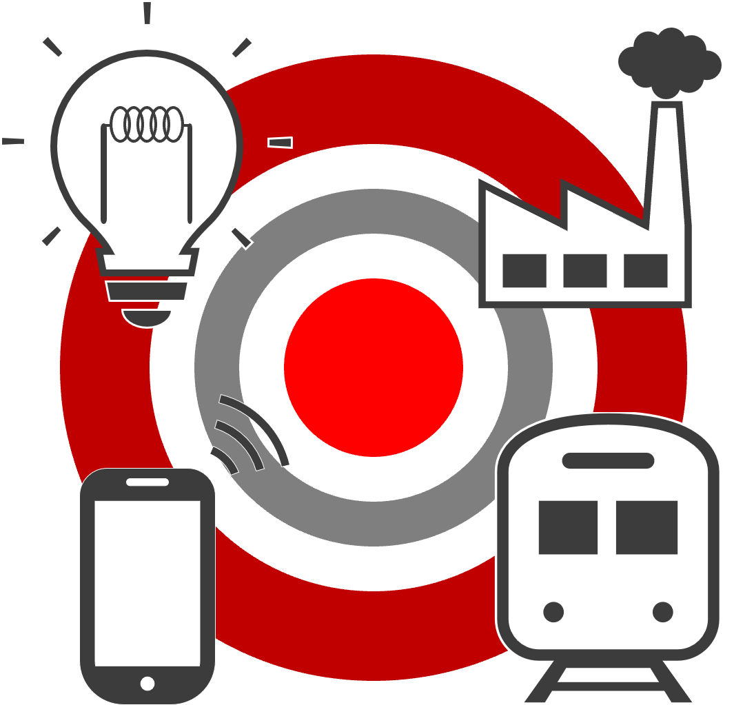 社会インフラを狙った攻撃のイメージ